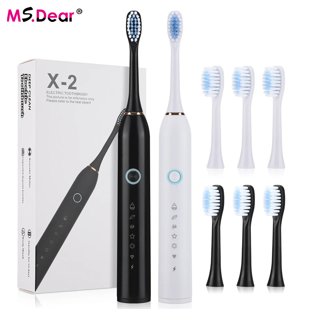 Teeth Whitening Products - Intelligent Sonic Electric Toothbrush Adult Rechargeable