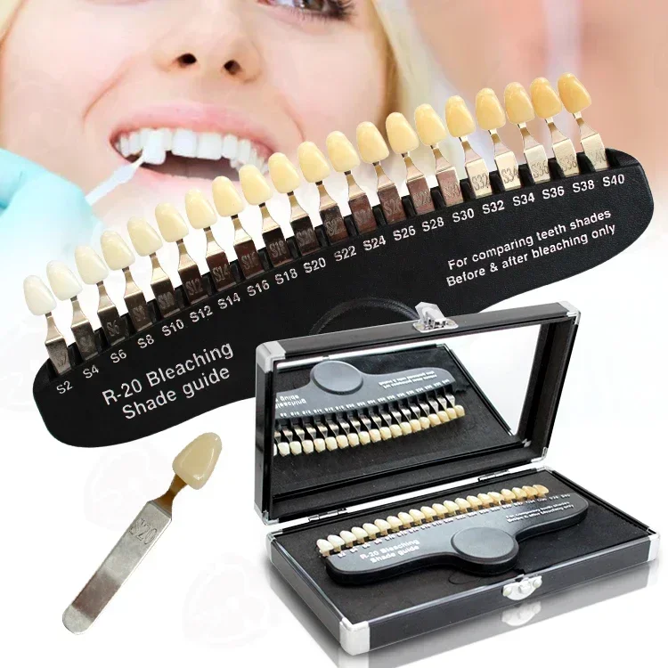 Teeth Whitening Shade Guide - Professional Teeths Whitenings Bleachings Shade Guides/
