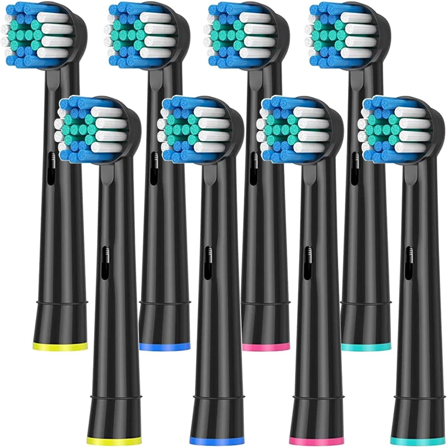 Teeth Whitening Machine Professional - Black/White Replacement Brush Heads For Oral