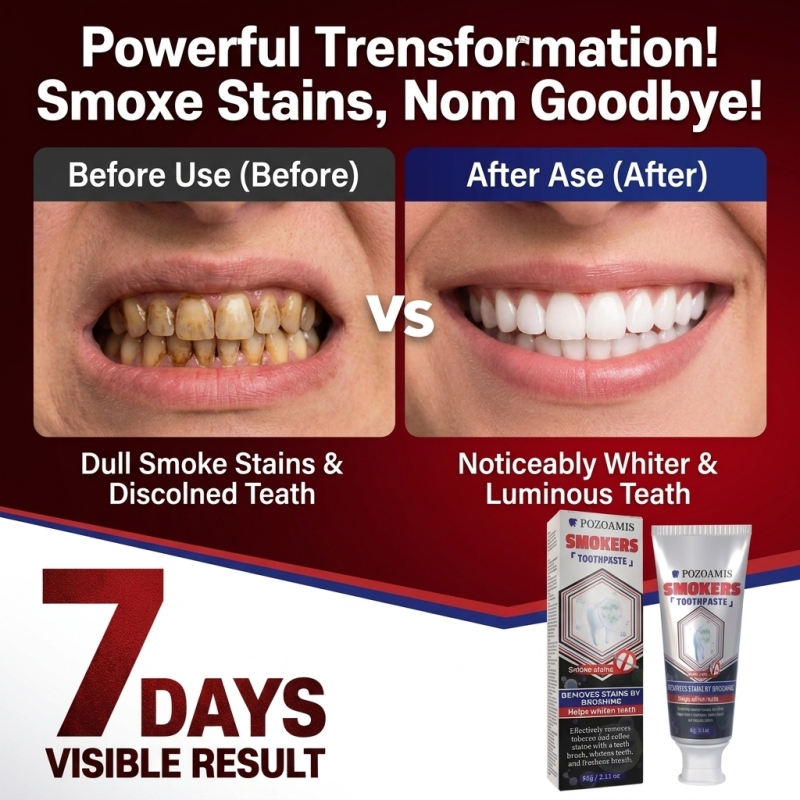 Teeth Whitening Instant - Ultimate Smokers Toothpaste - Deep Discoloration