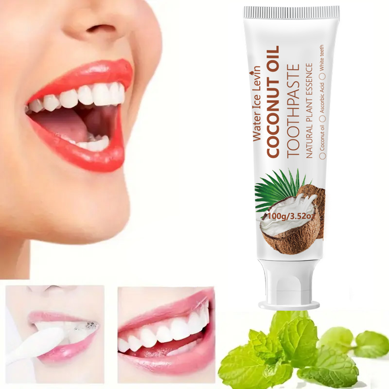 Teeth Whitening Products - Coconut Oil Toothpaste 100g Natural Plant