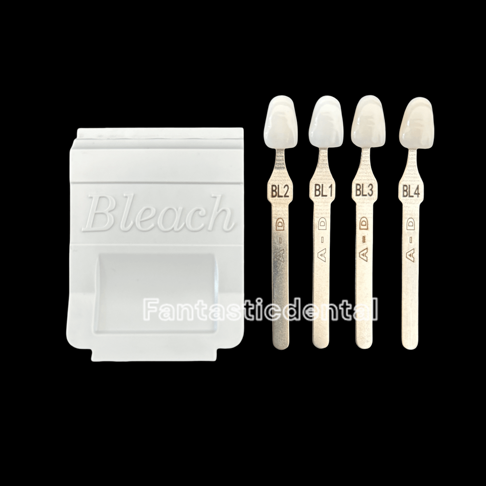 4 Colors Dental Bleached Shade - Teeth Whitening Shade Guide recension och pris