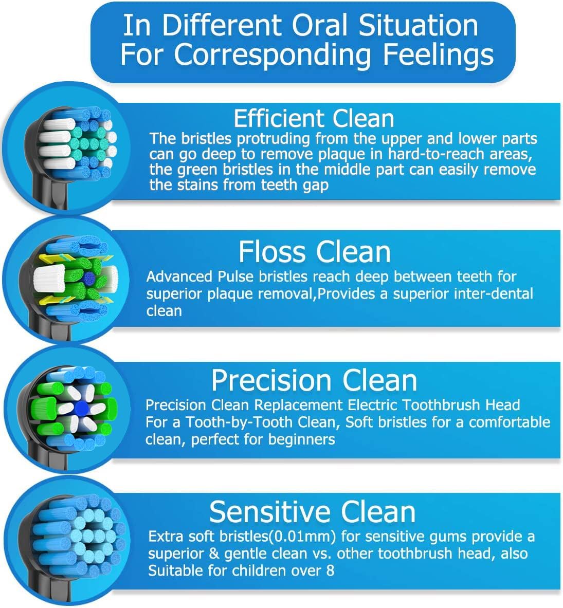 Toothbrush Replacement Heads R - Teeth Whitening Machine Professional recension och pris