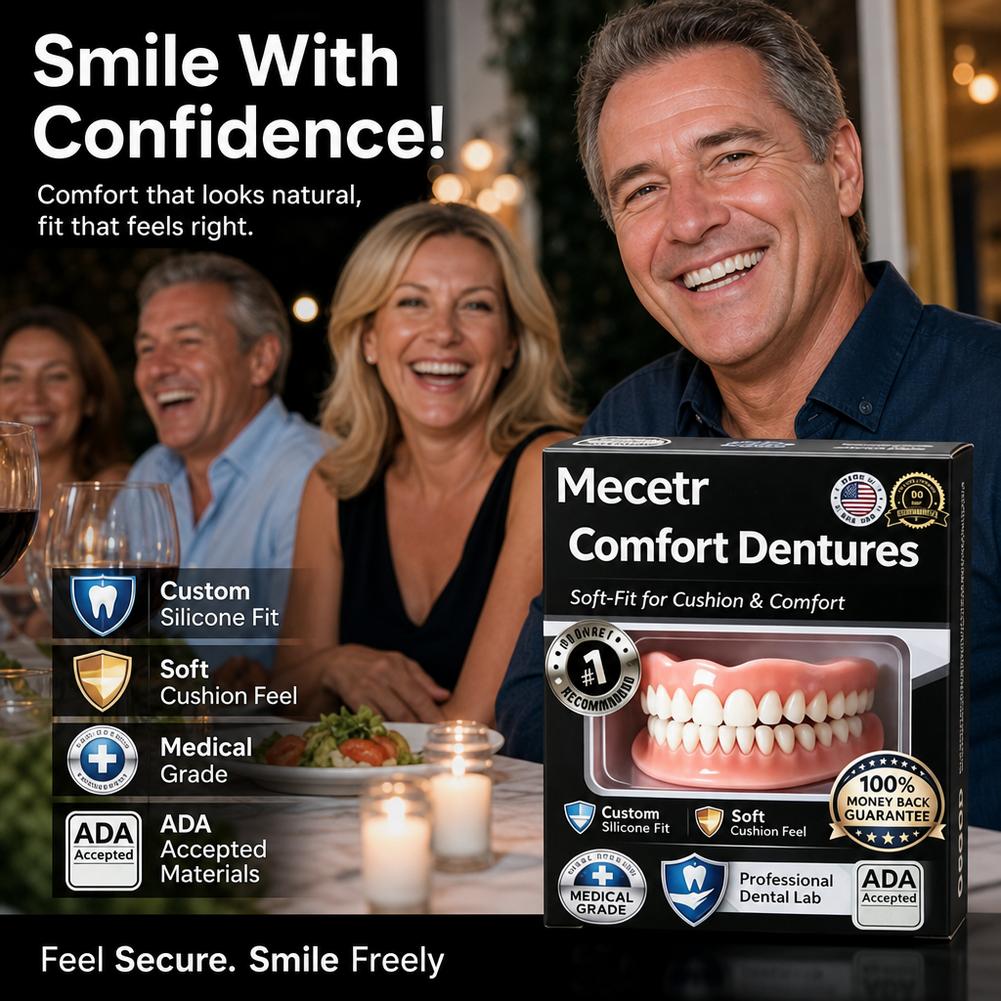 Full Set Natural Dentures Uppe - Teeth Whitening Instant recension och pris