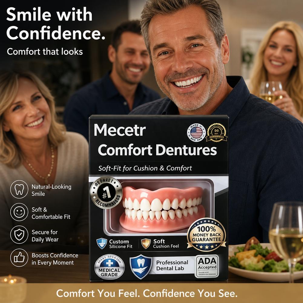 Full Set Natural Dentures Uppe - Teeth Whitening Instant recension och pris