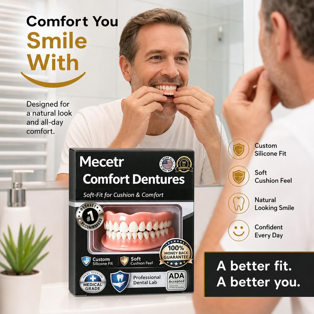 Full Set Natural Dentures Uppe - Teeth Whitening Instant recension och pris
