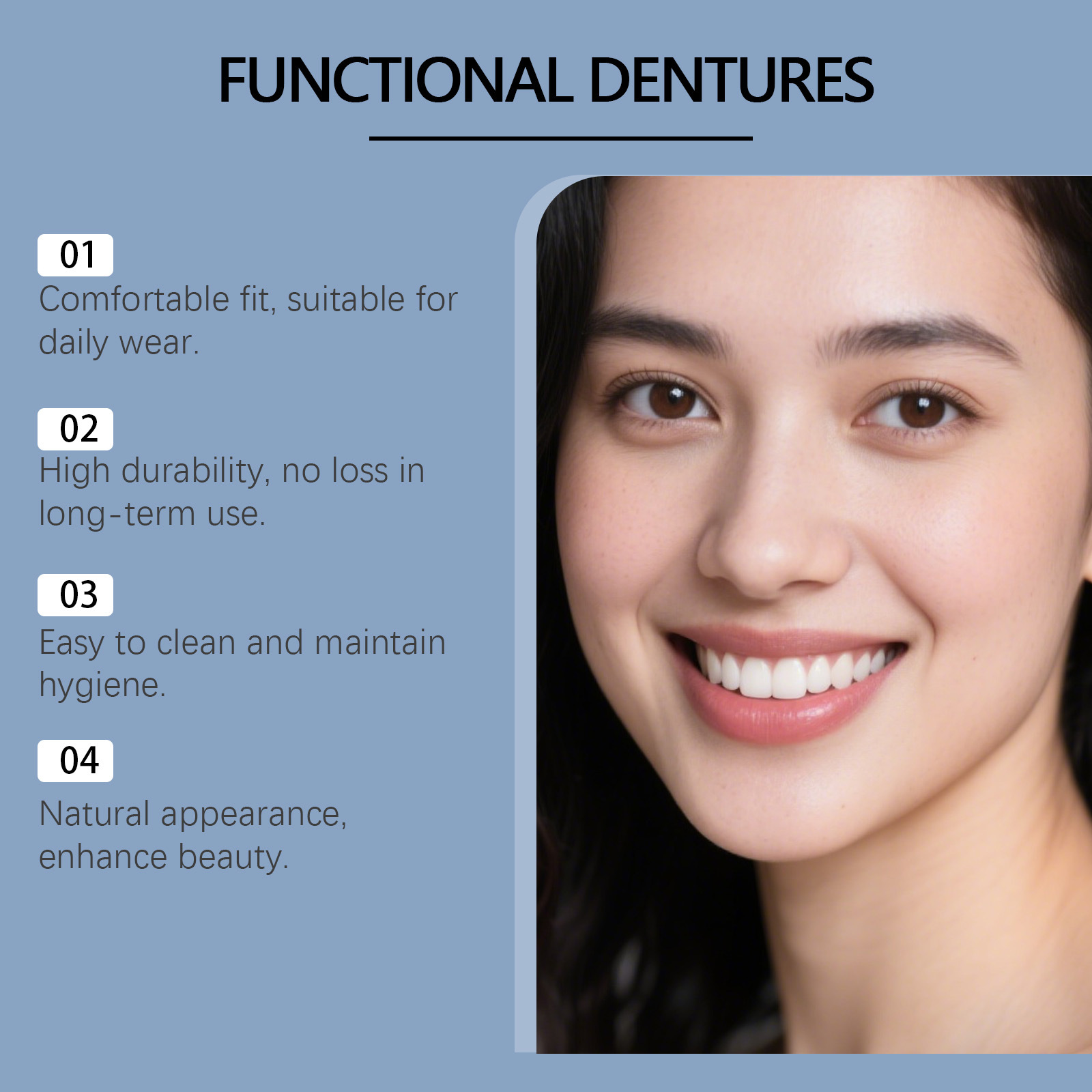 2026 Adult Adjustable Dentures - Teeth Whitening For Braces recension och pris
