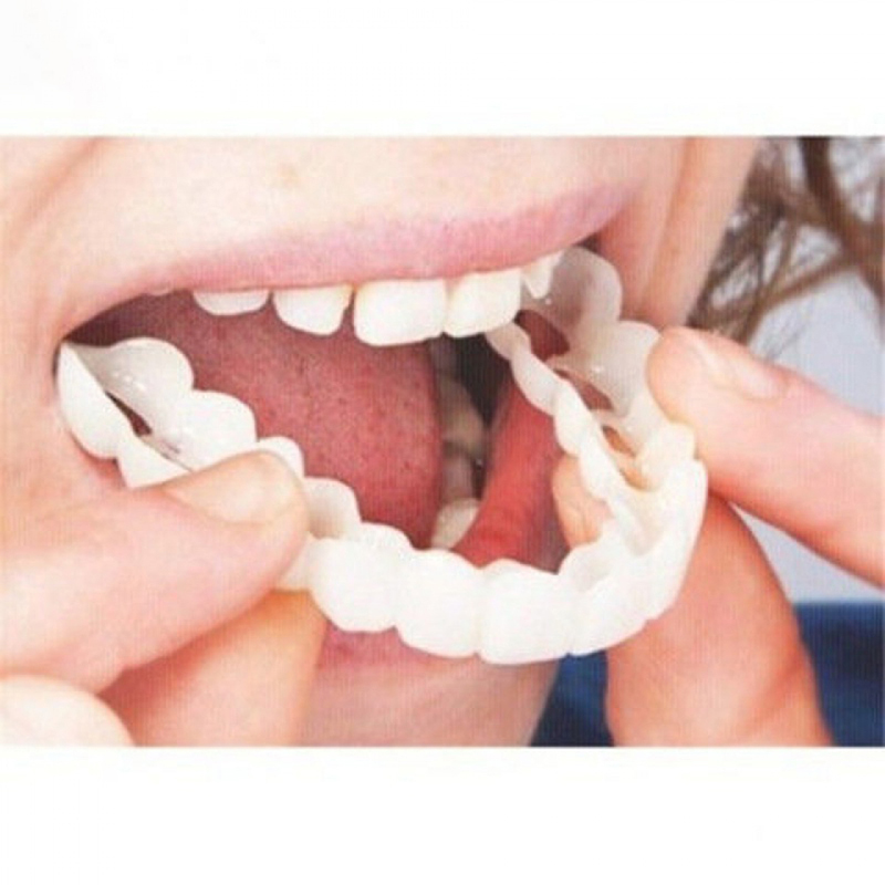 Perfect Fit False Teeth Cover  - Teeth Whitening For Braces recension och pris