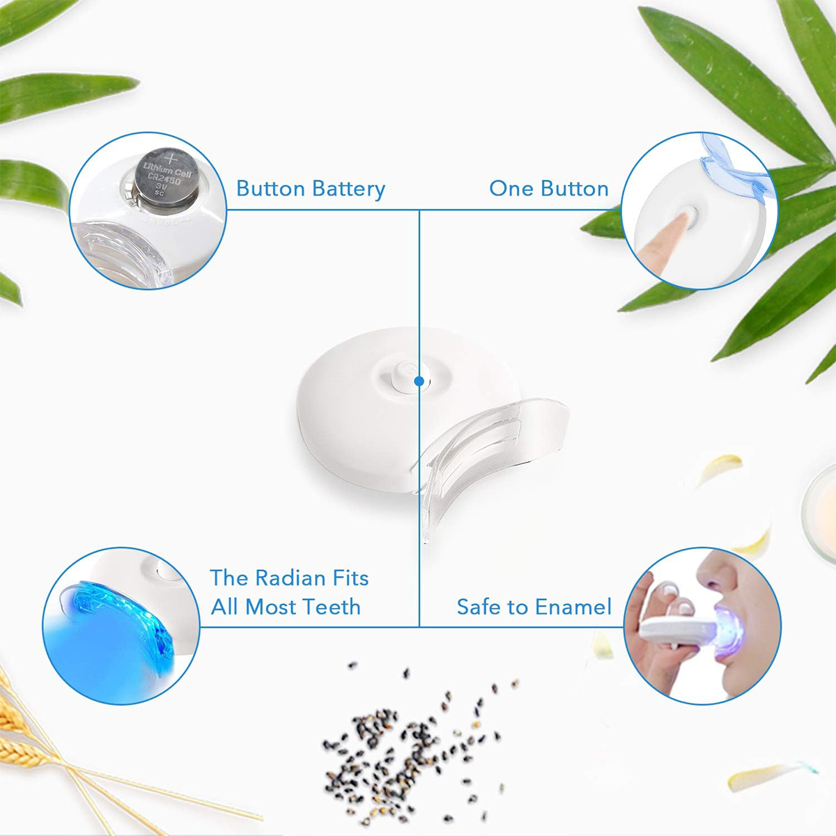 Teeth Whitening Kit - 5X LED L - Teeth Whitening Results recension och pris