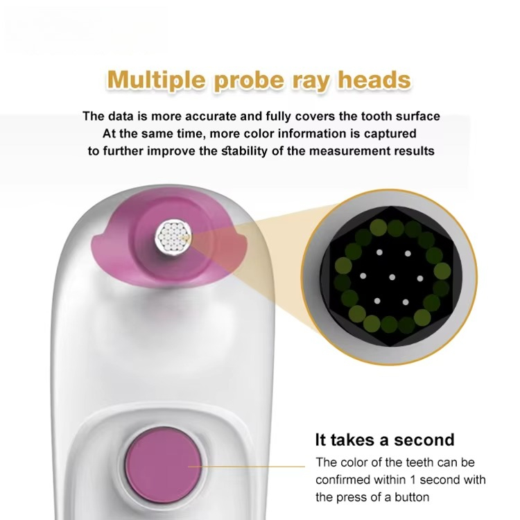 Portable High Accuracy Plastic - Teeth Whitening Shade Guide recension och pris