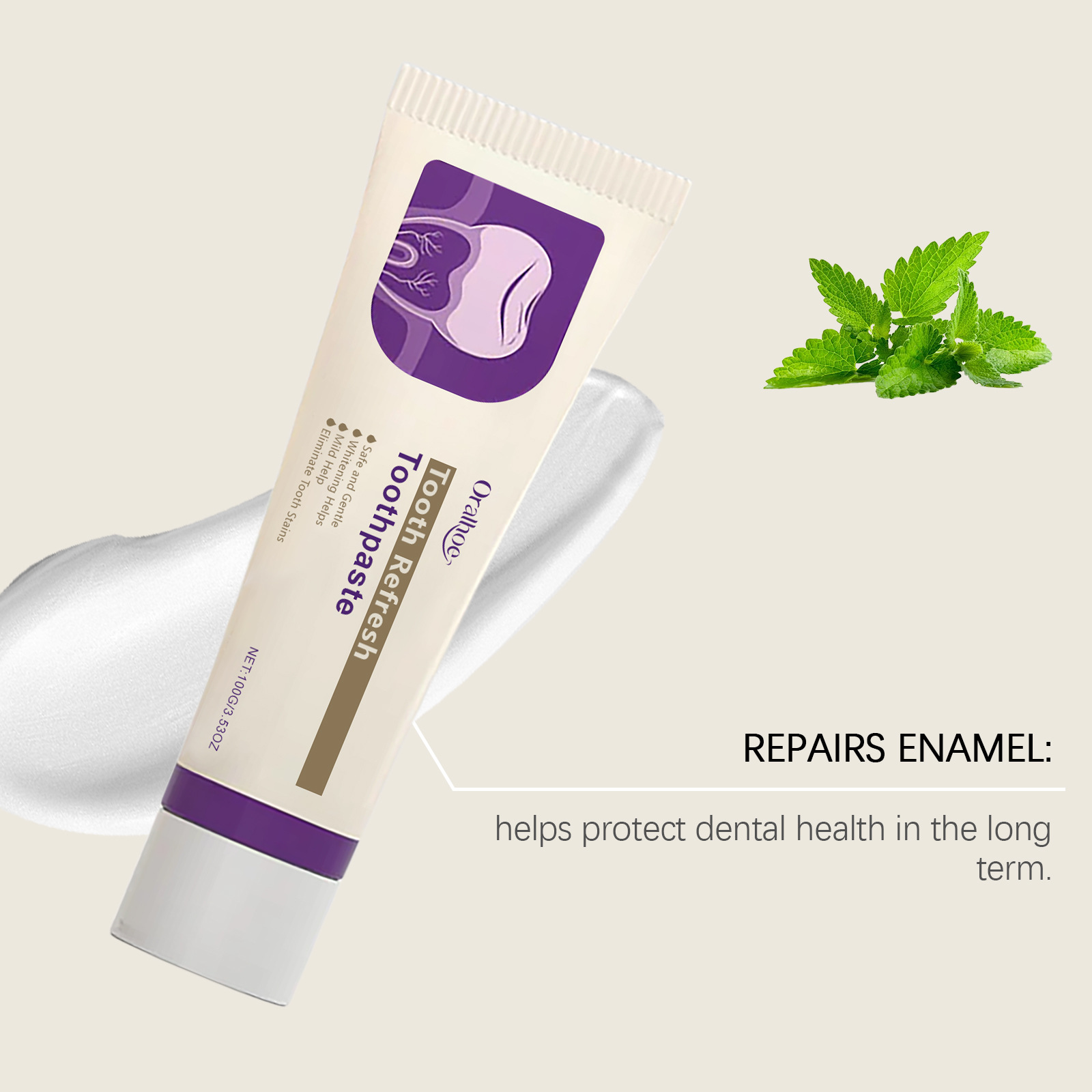 Teeth Refresh Toothpaste White - Teeth Whitening Natural recension och pris
