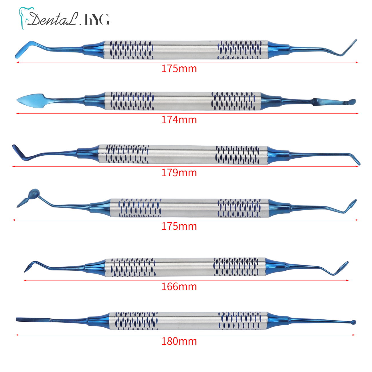 6Pcs/Kit Dental Composite Resi - Teeth Whitening Shade Guide recension och pris