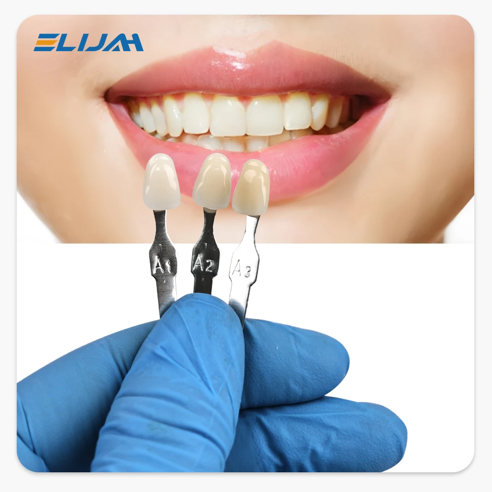 ELIJAH Master Dental Bleach Sh - Teeth Whitening Shade Guide recension och pris