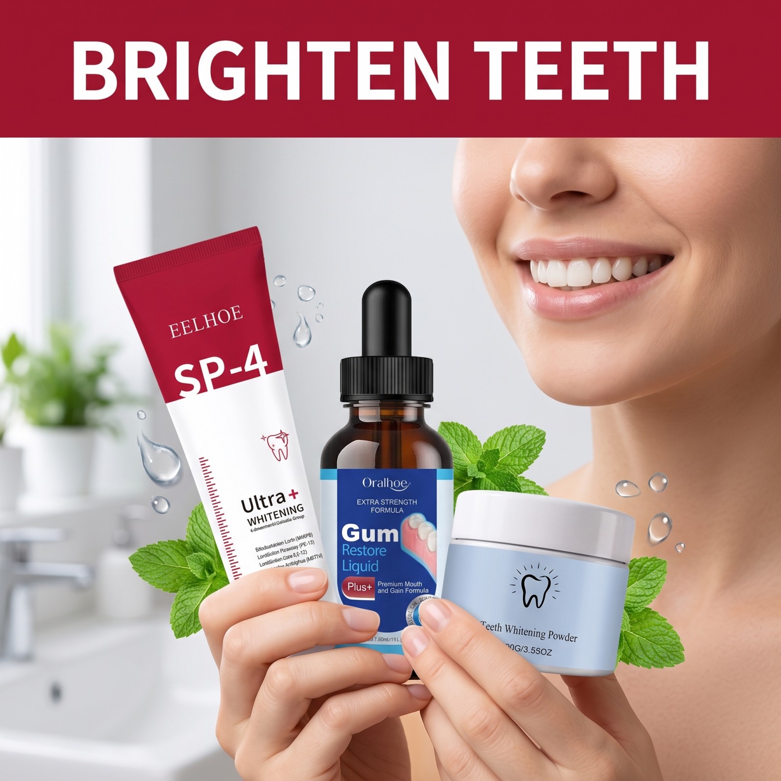 Oral Care Combo Set Whitening  - Teeth Whitening Instant recension och pris