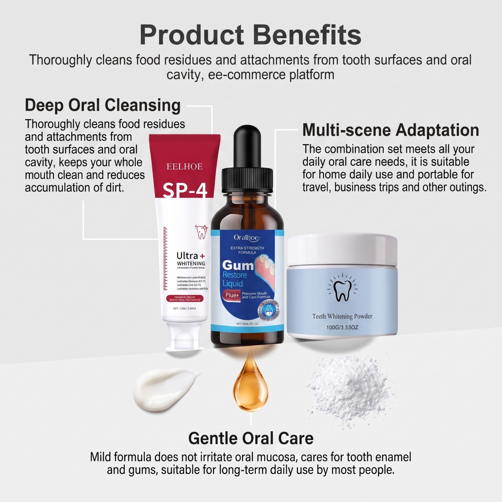 Oral Care Combo Set Whitening  - Teeth Whitening Instant recension och pris