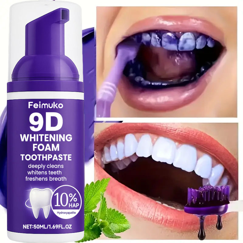 9D Purple Teeth Whitening Toot - Teeth Whitening Natural recension och pris