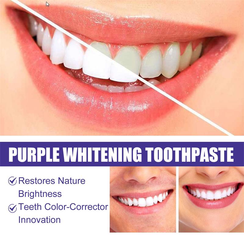 9D Purple Teeth Whitening Toot - Teeth Whitening Natural recension och pris