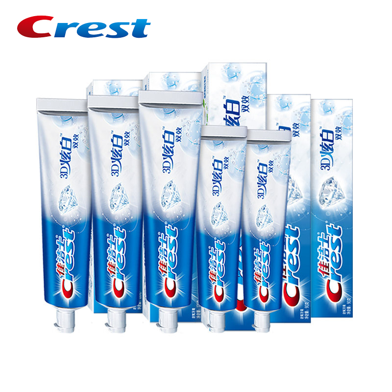 Crest 3D MICA Toothpaste Fluor - Teeth Whitening Natural recension och pris