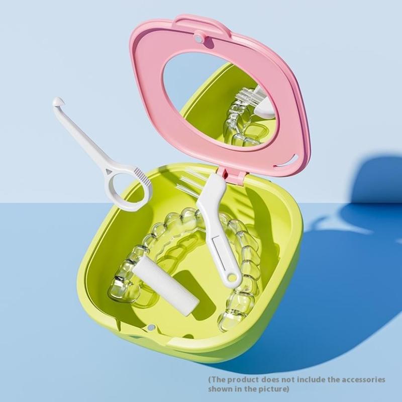 Retainer Case With Drain Baske - Teeth Whitening For Braces recension och pris