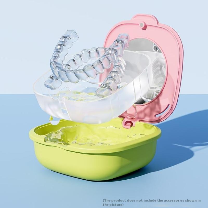 Retainer Case With Drain Baske - Teeth Whitening For Braces recension och pris