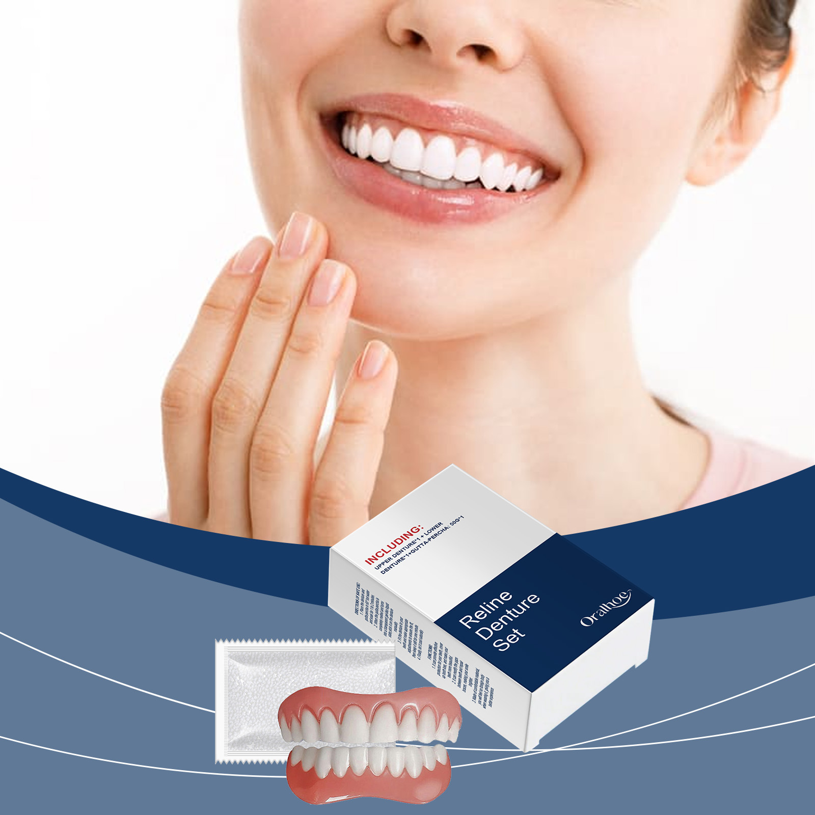 False Teeth Dentures Temporary - Teeth Whitening For Braces recension och pris