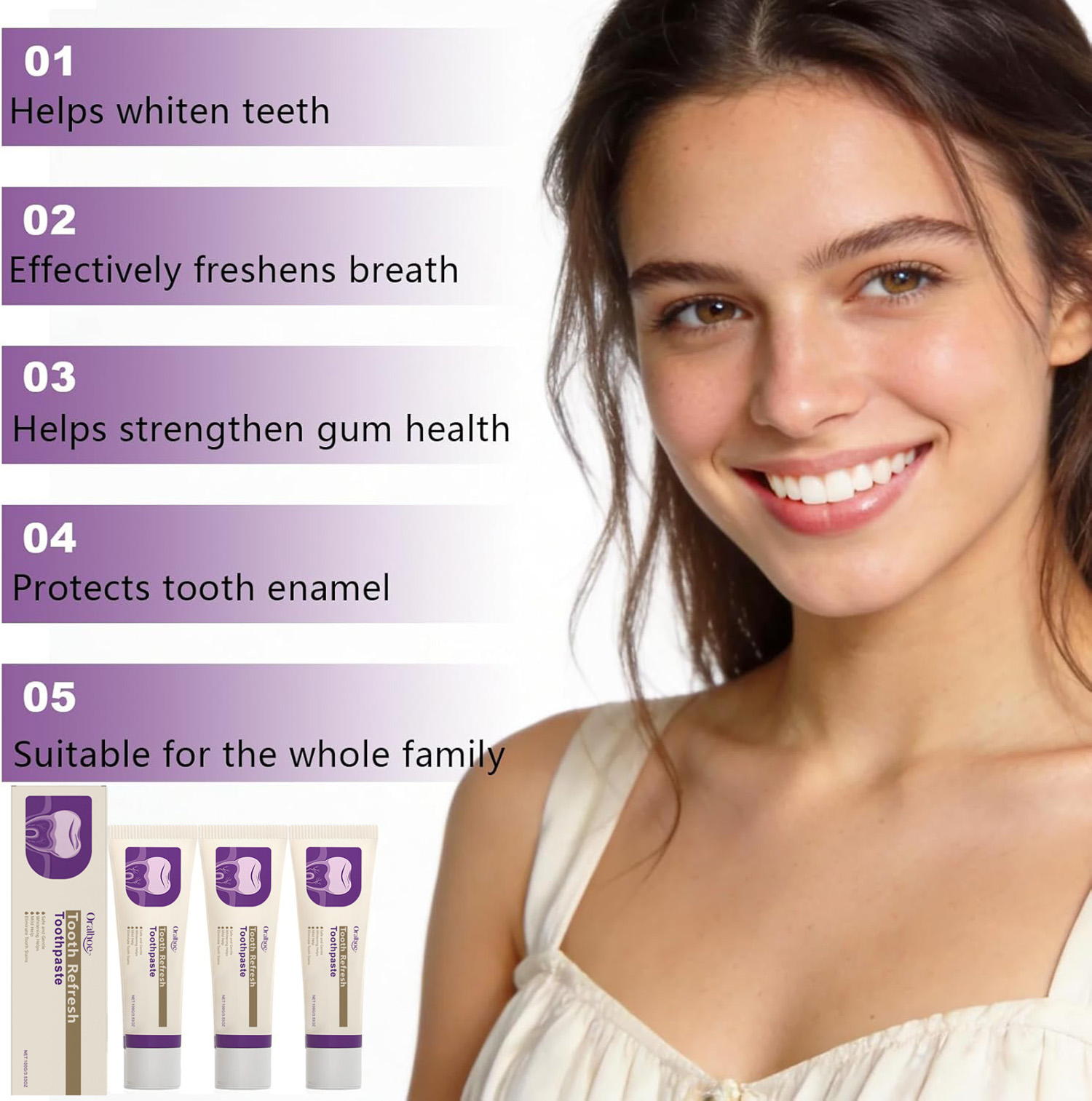Tooth Refresh Whitening Minty  - Teeth Whitening Natural recension och pris
