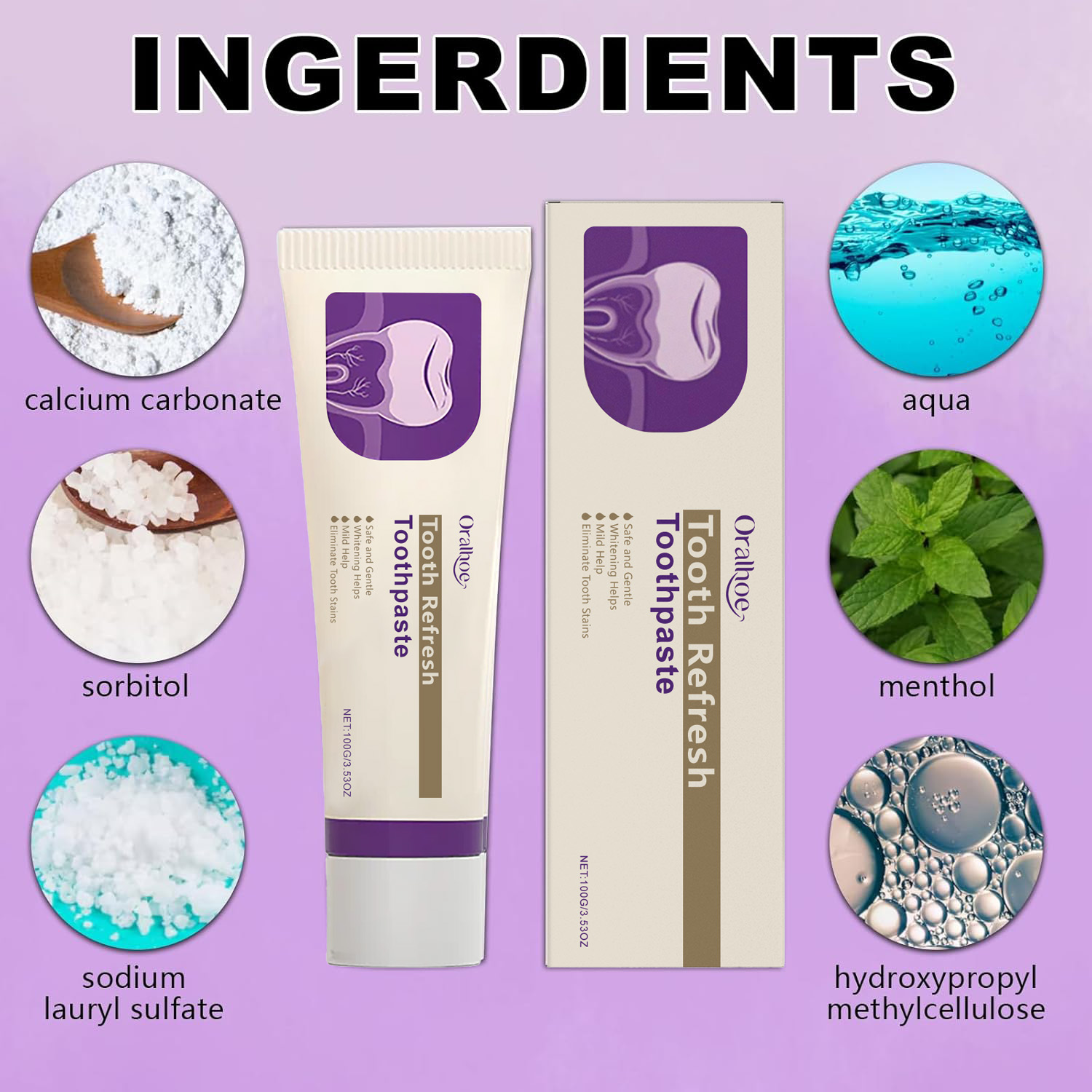 Tooth Refresh Whitening Minty  - Teeth Whitening Natural recension och pris