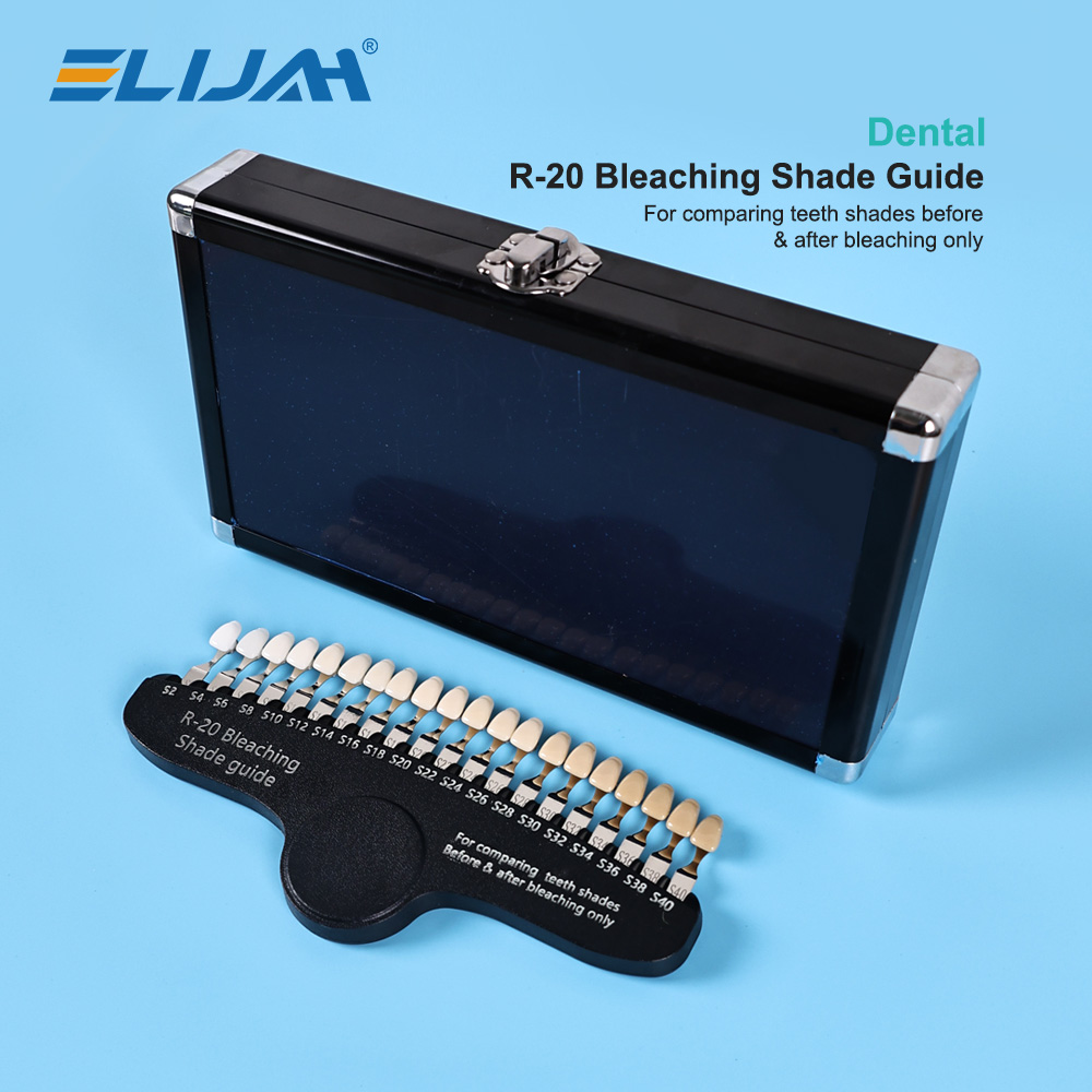 ELIJAH R-20 Bleaching Shade Gu - Teeth Whitening Shade Guide recension och pris