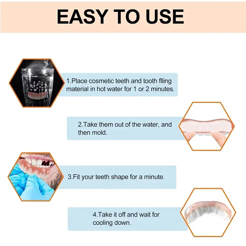 Kit Denture Silicone Liners So - Teeth Whitening Uv recension och pris