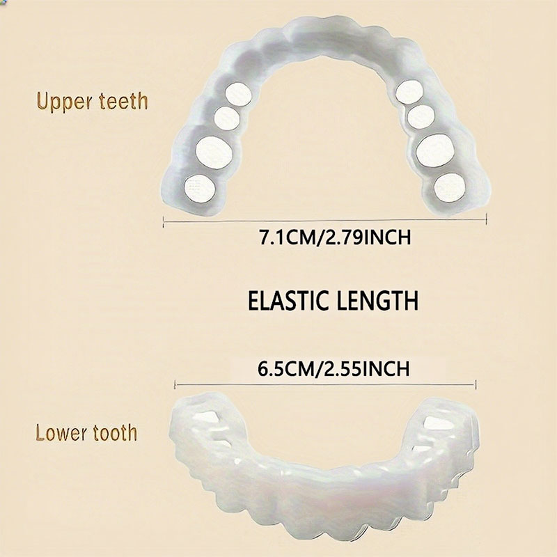New Full Mouth Temporary Venee - Teeth Whitening Natural recension och pris