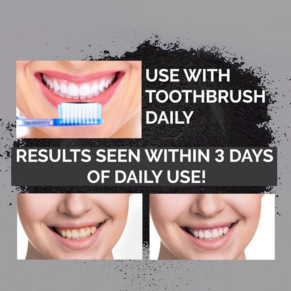 Teeth Whitening Powder Natural - Teeth Whitening Activated Organic Charcoal recension och pris
