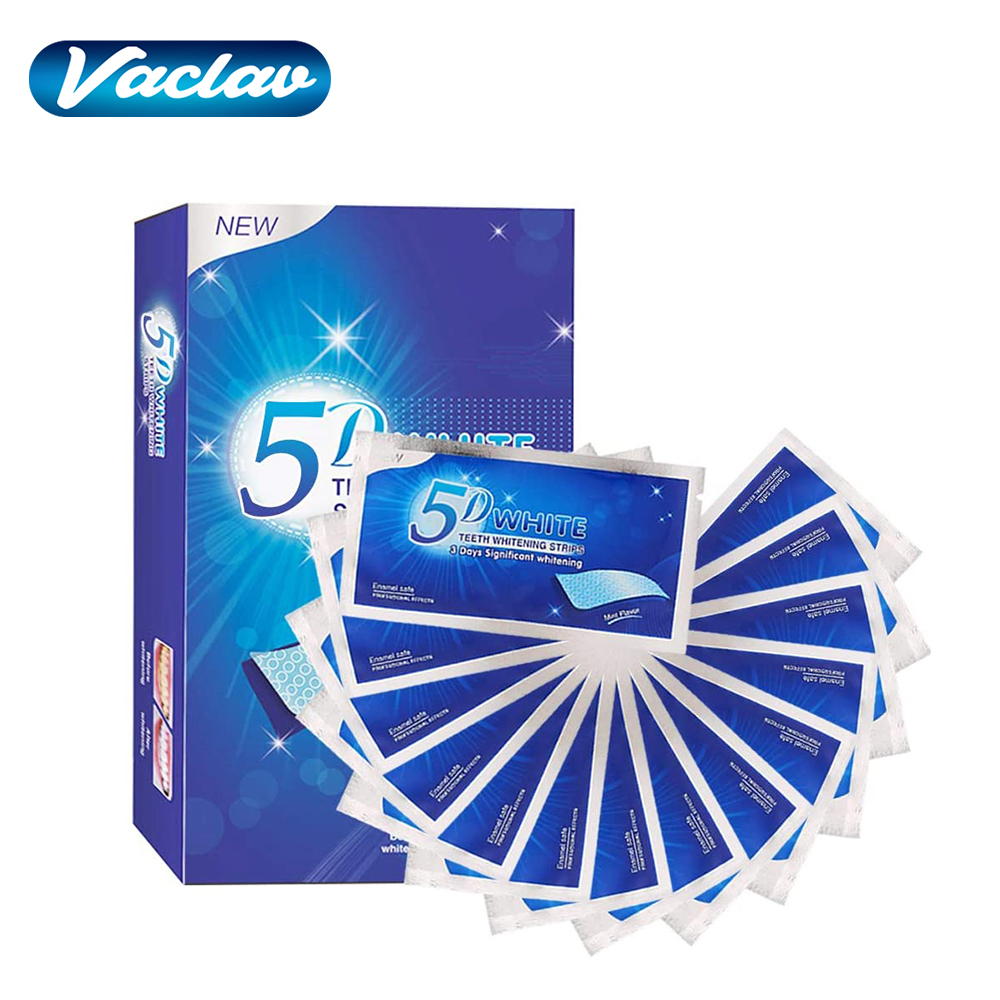 5D White Teeth Whitening Strip - Teeth Whitening Results recension och pris
