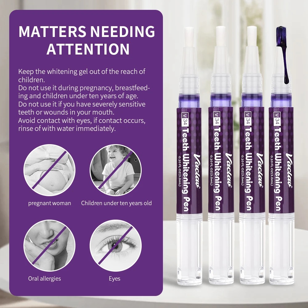 Vaclav V34 Purple teeth whiten - Teeth Whitening Instant recension och pris