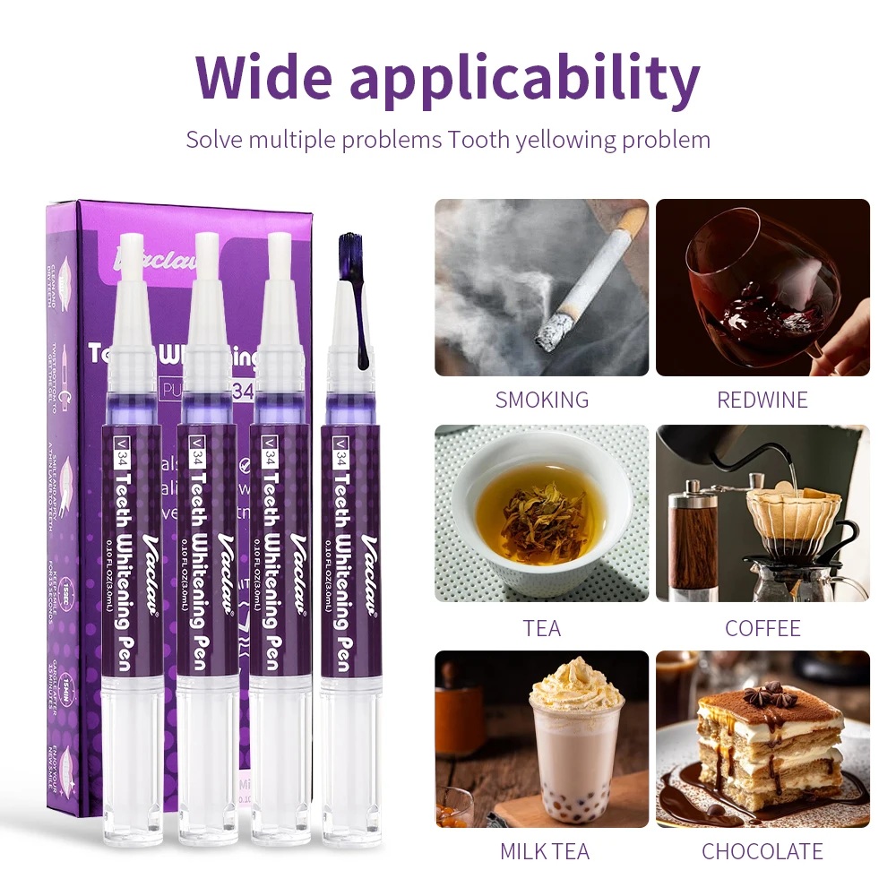 Vaclav V34 Purple teeth whiten - Teeth Whitening Instant recension och pris